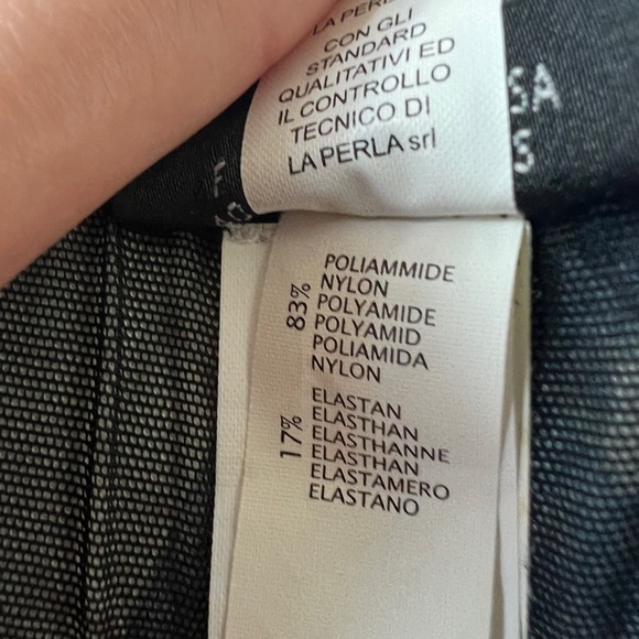 Studio LaPerla Womens Black Sheer Lace Camisole Lingerie Feminine Goth 2 - Picture 6 of 11